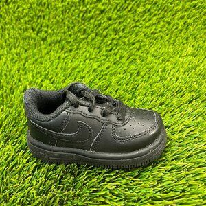 Nike Air Force 1 Toddler Size 5C Black Athletic Basketball Shoes Sneakers
